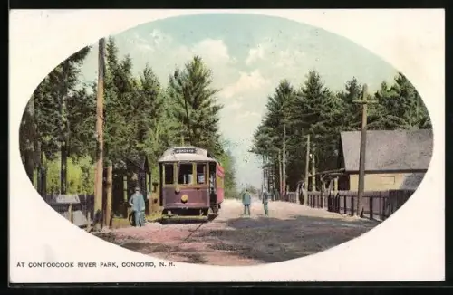 AK Concord, At Contoocook River Park, tramway to Concord