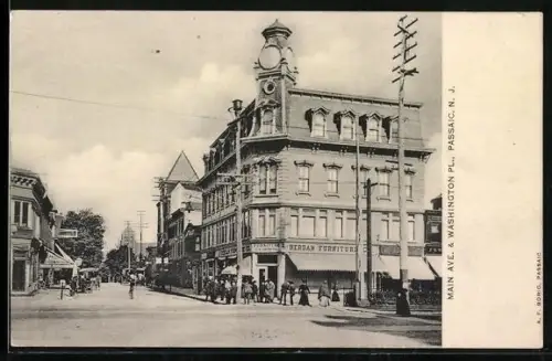AK Passaic, NJ, Main Ave. & Washington Pl.