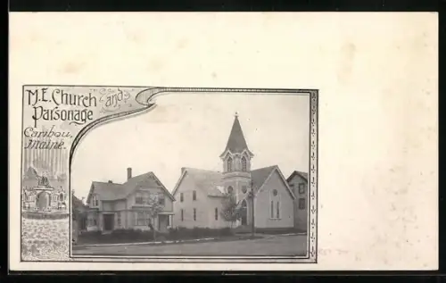 AK Caribou, ME, M. E. Church and Parsonage