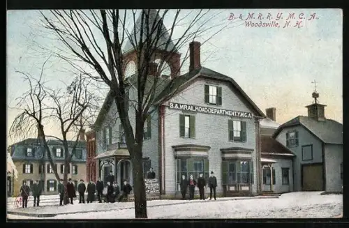 AK Woodsville, NH, B. & M. Railroad Department, Y.M.C.A.