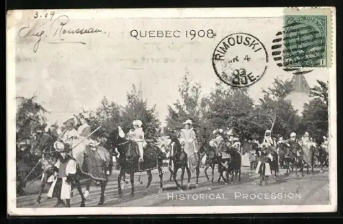 AK Quebec, Historical Procession 1908