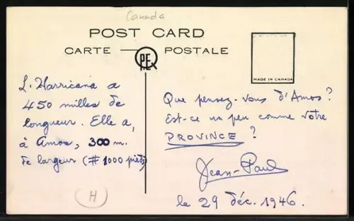 AK Amos, Bird`s eye view of the city