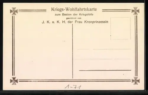 AK Kronprinz Wilhelm von Preussen mit seinen Brüdern in Feldgrau