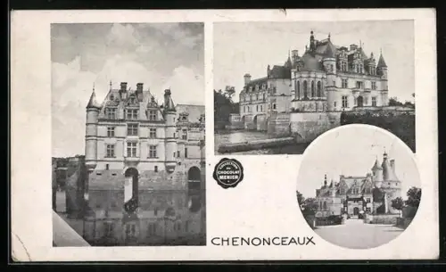 AK Chocolat Menier, Le Chateau Chenonceaux, Kakao, Reklame für Schokolade