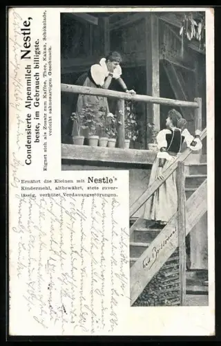 AK Nestle, Condensierte Alpenmilch, beste, im Gebrauch billigste