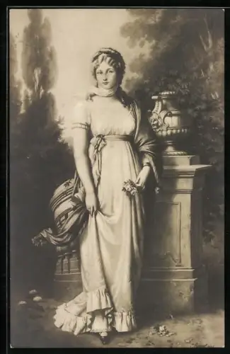 AK Ganzportrait Königin Luise von Preussen