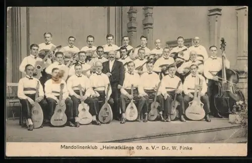 AK Mandolinenklub Heimatklänge 09 e.V., Dir. W. Finke