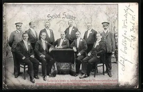 AK Leipzig, Seidel Sänger, Leipzig`s beste und leistungsfähigste Herrengesellschaft