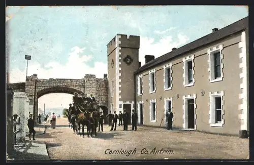 AK Carnlough, Harbour Road with The Arches