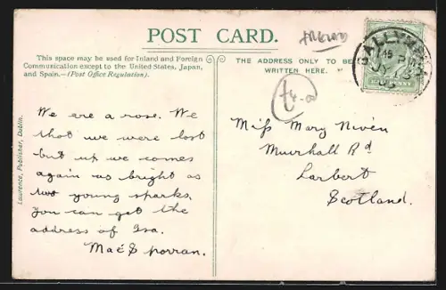 AK Carnlough, Harbour Road with The Arches