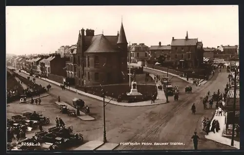 AK Portrush, View of the city from railway station