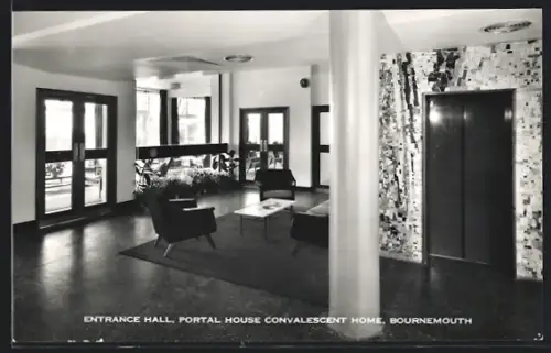 AK Bournemouth, Portal House Convalescent Home, Entrance Hall