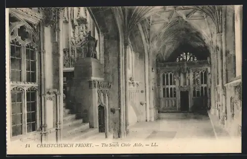 AK Christchurch, Priory, The South Choir Aisle