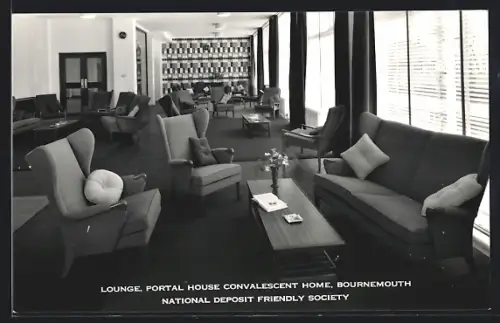 AK Bournemouth, Portal House Convalescent Home, National Deposit Friendly Society, Lounge