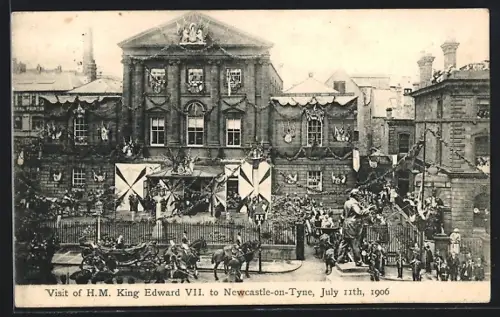 AK Newcastle-upon-Tyne, Visit of H.M. King Edward VII. to Newcastle-upon-Tyne, 1906