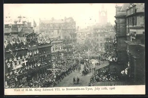 AK Newcastle-upon-Tyne, Visit of H.M. King Edward VII. to Newcastle-upon-Tyne, 1906