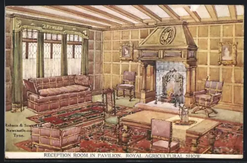 AK Newcastle-on-Tyne, Royal Agriculture Show, Reception Room in Pavillon