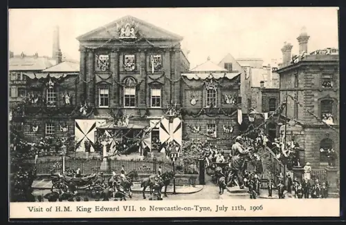 AK Newcastle-upon-Tyne, Visit of H. M. King Edwad VII. to Newcastle-upon-Tyne, 1906