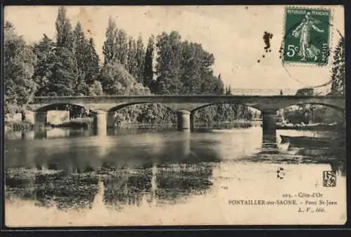 AK Pontailler-sur-Saone /Côte-d`Or, Pont St-Jean