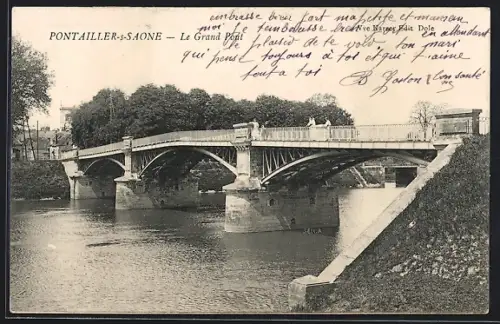 AK Pontailler-s-Saone, Le Grand Pont
