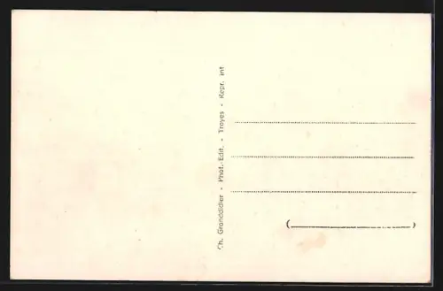 AK Courban /Côte-d`Or, Rue de l`Eglise, Strassenpartie