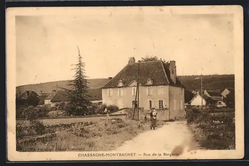 AK Chassagne-Montrachet, Rue de la Bergerie, Strassenpartie