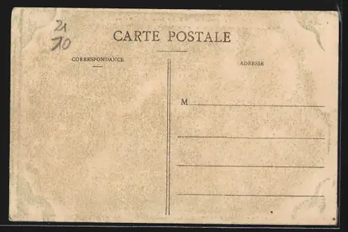 AK Chatillon-s-Seine /Côte-d`Or, Inondations de 1910, 2e Crue, Le Pré Bordet, Au fond, à gauche, la Sous-Préfecture