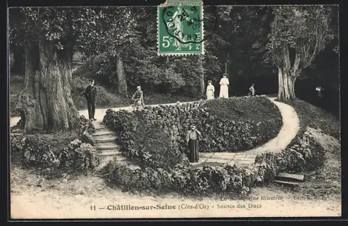 AK Châtillon-sur-Seine /Côte-d`Or, Source des Ducs