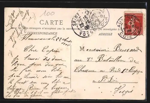 AK Flammerans /Côte d`Or, Vue Générale