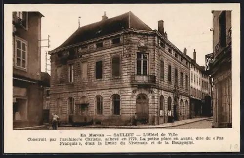 AK Saulieu, En Morvan, L`Hôtel de Ville