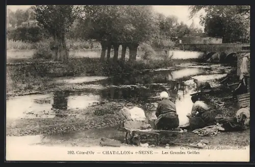 AK Chatillon-s-Seine, Les Grandes Grilles