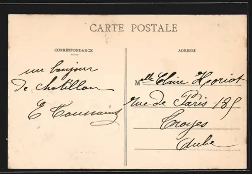 AK Chatillon-s-Seine /Côte-d`Or, Inondations 1910, Le Pont de la Rue des Ponts