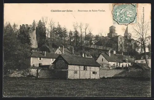AK Châtillon-sur-Seine, Panorama de Saint-Vorles