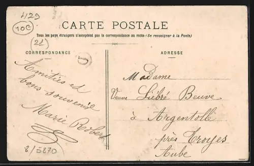 AK Châtillon-sur-Seine /Côte-d`Or, Jour de Marché