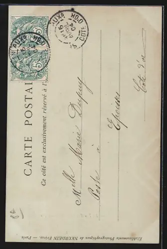 AK Semur, La Rue Perthuisot et le Donjon