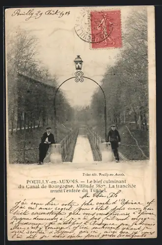 AK Pouilly-en-Auxois, Le bief culminant de Canal de Bourgogne