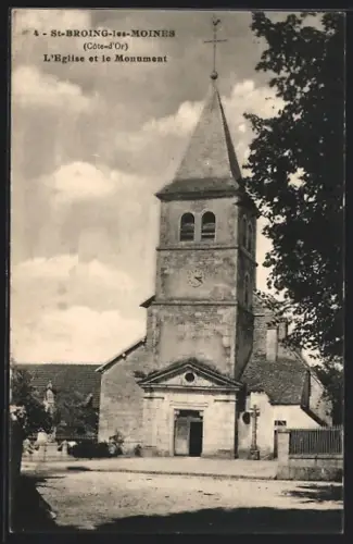 AK St-Broing-les-Moines, L`Eglise et le Monument