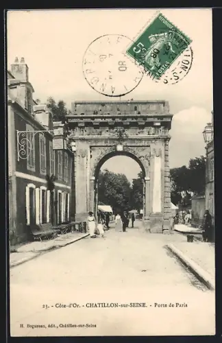 AK Chatillon-sur-Seine, Porte de Paris