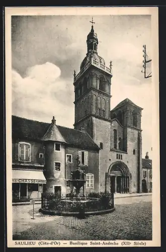 AK Saulieu, Basilique Saint-Andoche