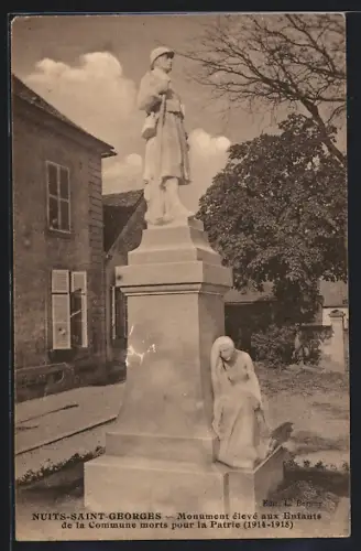 AK Nuits-Saint-Georges, Monument eléve aux Enfants de la Commune morts pour la Patrie