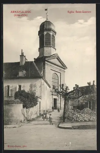AK Arnay-le-Duc, Eglise Saint-Laurent