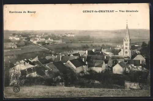 AK Gurgy-le-Chateau, Vue Générale