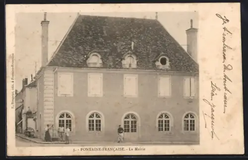 AK Fontaine-Francaise, La Mairie