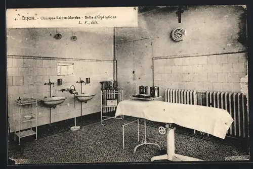 AK Dijon, Clinique Sainte-Marthe, Salle d`Opérations