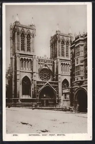 AK Bristol, Cathedral, West Front