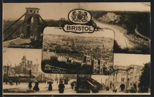 AK Bristol, Clifton Suspension Bridge, Avon Gorge, Tramway Centre, Art Gallery