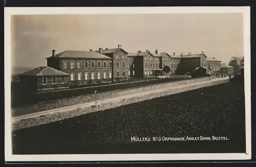 AK Ashley Down /Bristol, View of Müllers No. 3 Orphanage