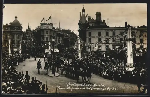AK Bristol, The Royal Visit to Bristol, Their Majesties at the Tramways Centre