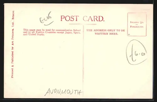 AK Avonmouth, The Victoria and Albert breaks the ribbon at the entrance of the Royal Edward Dock 1908