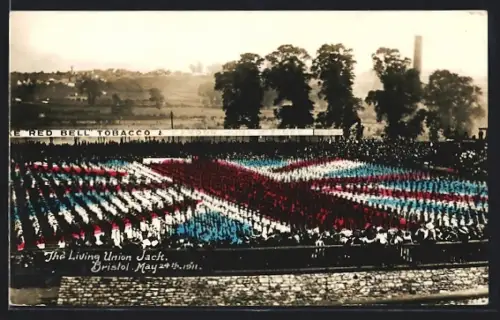 AK Bristol, The Living Union Jack 1912